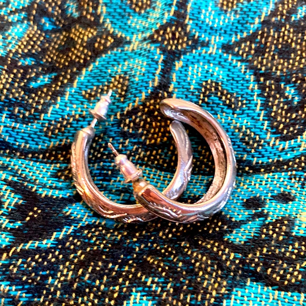 Silver Hoops